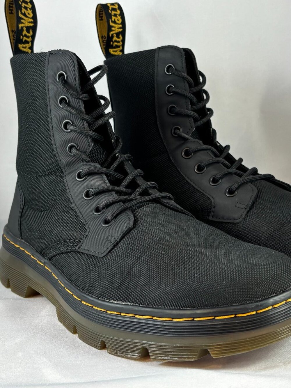 Dr. Martens Combs Extra Tough Nylon Boots in all-black